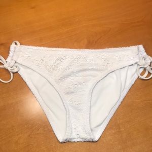 Mossimo (Target) white lace bikini bottoms